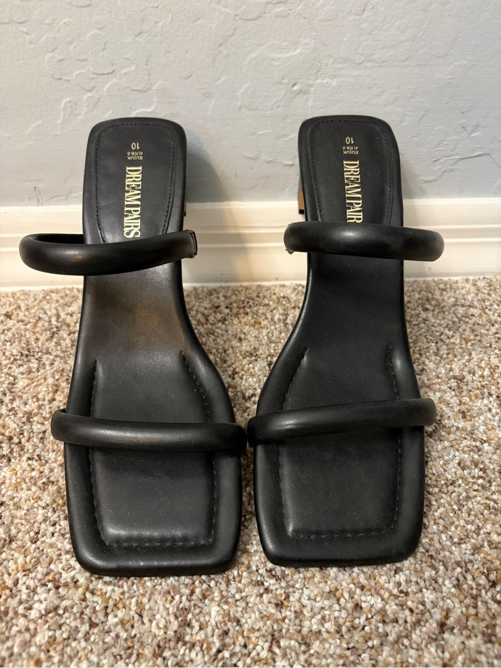 Dream Paris Chunky Heels, Size 10, EUC